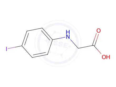Chemical structure of DL-4-Iodophenylglycine