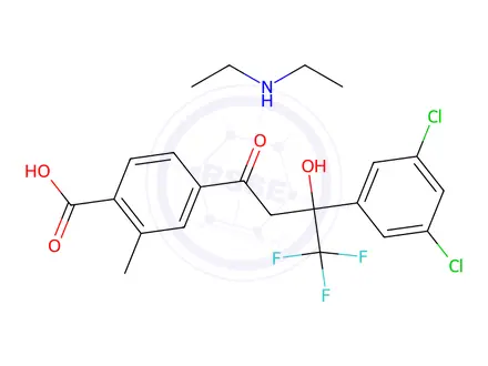 Chemical structure of Fluralaner Impurity 39