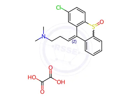 Chemical structure of Chlorprothixene Impurity 10 Oxalate (Mixture of E/Z-isomers)