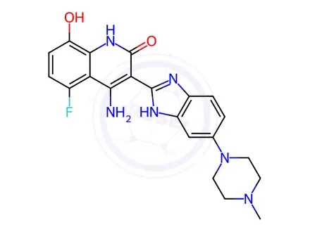 Chemical structure of Dovitinib Impurity 9