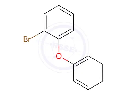 Chemical structure of PBDE 1 (2-bromodiphenyl ether)