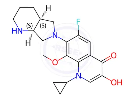 Chemical structure of Moxifloxacin Impurity 299