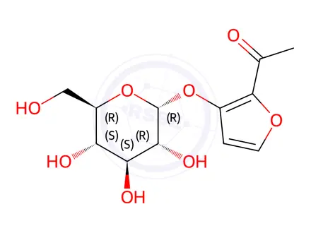 Chemical structure of 3-O-a-D-Glucosyl Isomaltol