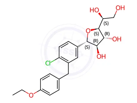 Chemical structure of Dapagliflozin 5-Member Ring Impurity