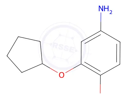 Chemical structure of 3-(CYCLOPENTYLOXY)-4-METHOXYANILINE