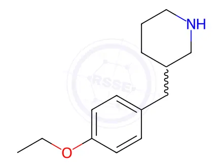 Chemical structure of 3-(4-Ethoxybenzyl)piperidine