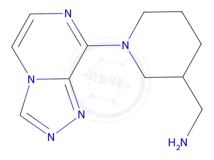 Chemical structure of (1-{[1,2,4]triazolo[4,3-a]pyrazin-8-yl}piperidin-3-yl)methanamine