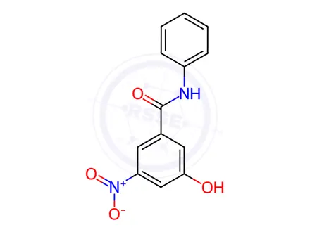 Chemical structure of Benzamide, 3-hydroxy-5-nitro-N-phenyl-