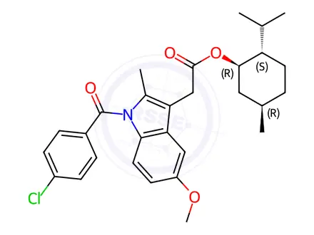 Chemical structure of Indometacin Impurity 12