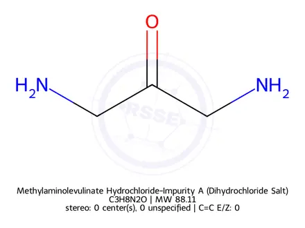 Chemical structure of Aminolevulinic Acid Impurity 10