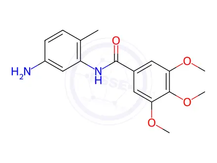 Chemical structure of N-(5-Amino-2-methylphenyl)-3,4,5-trimethoxybenzamide