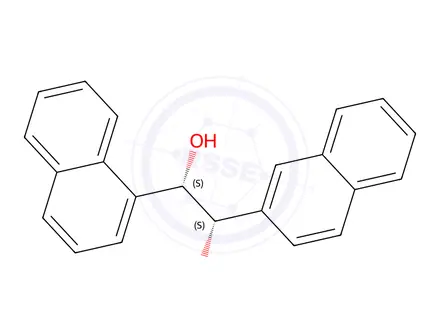 Chemical structure of (1S,2S)-1-(Naphthalen-1-yl)-2-(naphthalen-2-yl)ethane-1,2-diol