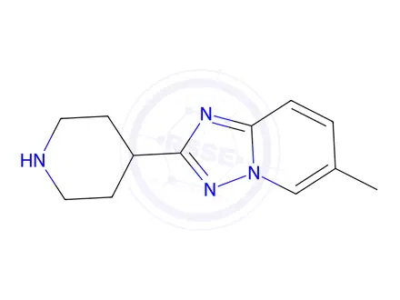 Chemical structure of 6-Methyl-2-(piperidin-4-yl)-[1,2,4]triazolo[1,5-a]pyridine