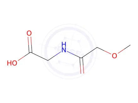 Chemical structure of 2-[(2-Methoxyacetyl)amino]acetic acid