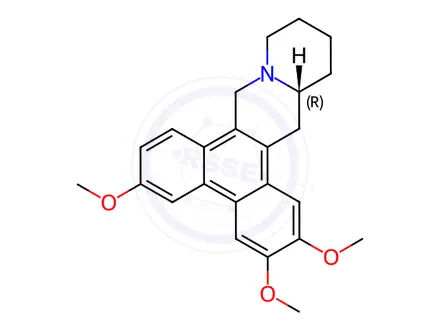 Chemical structure of Cryptopleurine