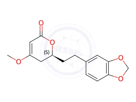 Chemical structure of dihydromethysticin
