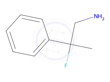 Chemical structure of 2-fluoro-2-phenylpropan-1-amine