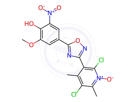 Chemical structure of Methoxy N-Oxide Opicapone Impurity