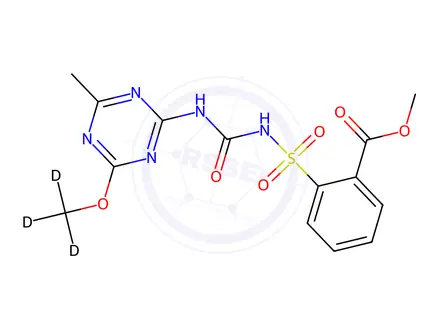 Chemical structure of Metsulfuron-methyl-[D3]