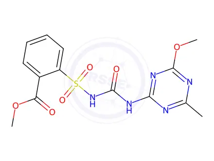 Chemical structure of Metsulfuron-methyl