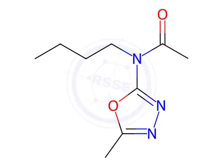 Chemical structure of N-Butyl-N-(5-methyl-1,3,4-oxadiazol-2-yl)acetamide