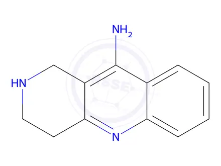 Chemical structure of 1H,2h,3h,4h-benzo[b]1,6-naphthyridin-10-amine