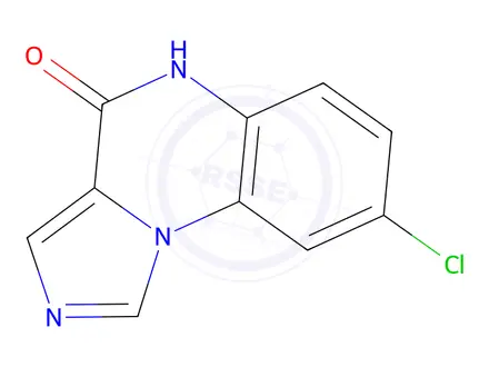 Chemical structure of 8-chloro-4H,5H-imidazo[1,5-a]quinoxalin-4-one