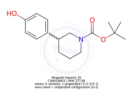 Chemical structure of Niraparib Impurity 104