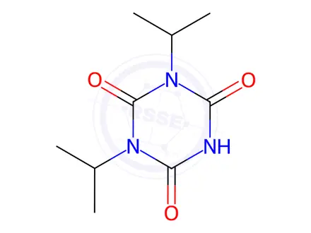 Chemical structure of 1,3-Bis(1-methylethyl)-1,3,5-triazine-2,4,6(1H,3H,5H)-trione