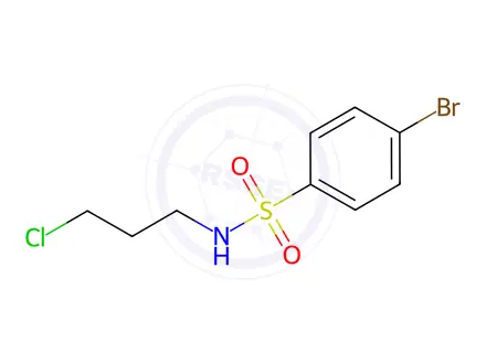 Chemical structure of N-(3-Chloropropyl) 4-Bromobenzenesulfonamide