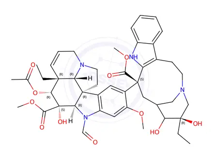Chemical structure of Vincristine EP Impurity A