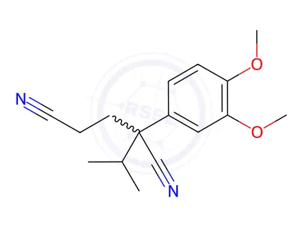 Chemical structure of Verapamil Impurity N1