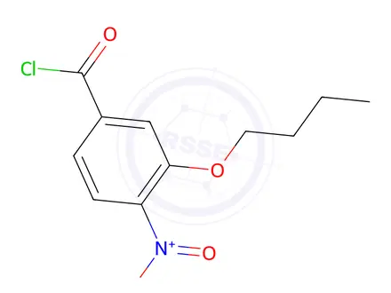 Chemical structure of 3-BUTOXY-4-NITROBENZOYL CHLORIDE