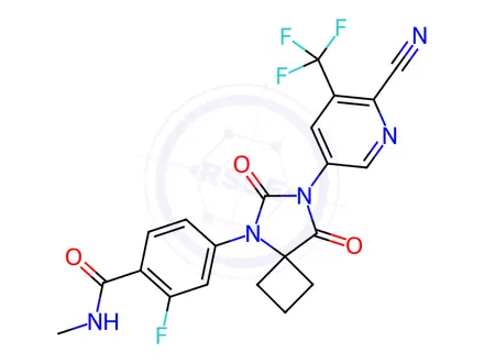 Chemical structure of 6,8-Dioxo Apalutamide