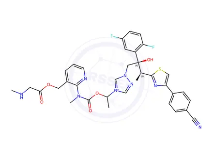 Chemical structure of Isavuconazole Impurity 257