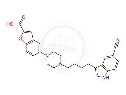 Chemical structure of Vilazodone Carboxylic Acid
