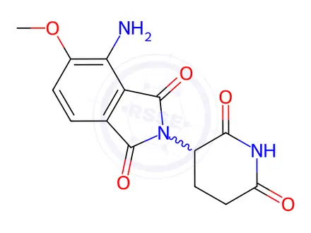 Chemical structure of Pomalidomide-5-O-CH3