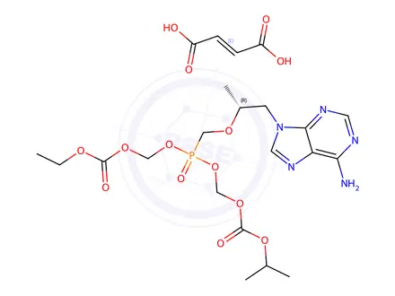 Chemical structure of Tenofovir ethyl ester