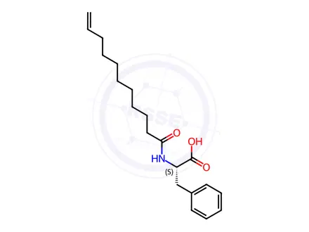 Chemical structure of Undecylenoyl phenylalanine