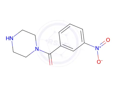 Chemical structure of 1-(3-NITROBENZOYL)PIPERAZINE