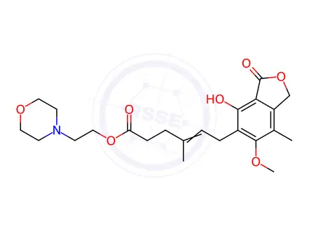 Chemical structure of (4Z)-Mycophenolate Mofetil (EP Impurity C)