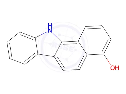 Chemical structure of 4-HYDROXY-11H-INDOLO[2,3-F]NAPHTHALENE