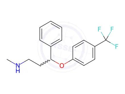 Chemical structure of Fluoxetine