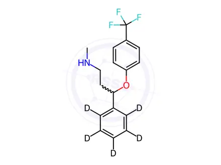Chemical structure of Fluoxetine-d5
