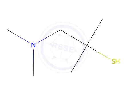 Chemical structure of 2-Propanethiol,1-(dimethylamino)-2-methyl-(6CI,9CI)
