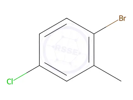 Chemical structure of 2-Bromo-5-chlorotoluene
