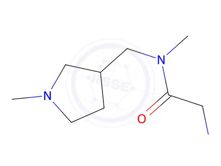 Chemical structure of 2-Amino-N-methyl-N-((1-methylpyrrolidin-3-yl)methyl)acetamide