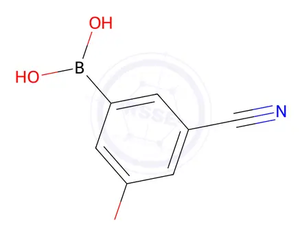 Chemical structure of (3-Cyano-5-methoxyphenyl)boronic acid