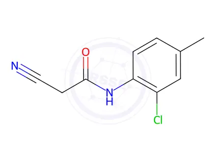 Chemical structure of N-(2-Chloro-4-methylphenyl)-2-cyanoacetamide