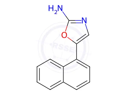 Chemical structure of 5-(Naphthalen-1-yl)oxazol-2(3h)-imine